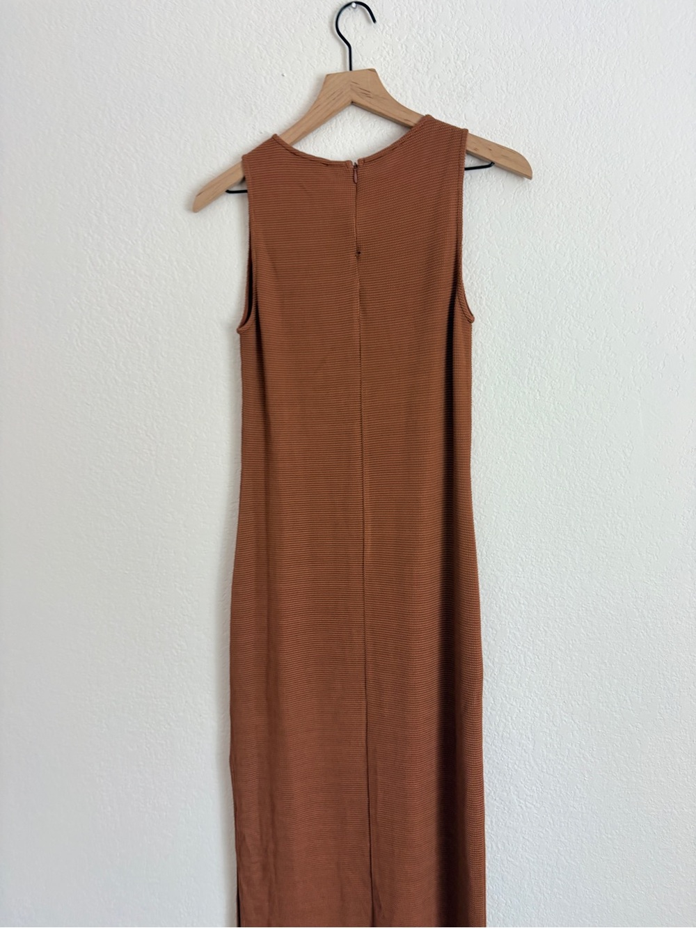 NWT Anine Bing Savannah Waffle Dress in Terra Cotta - Picture 15 of 15